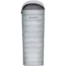 Ультралёгкий спальный мешок NATUREHIKE RM40 SERIES Size M утиный пух молния слева Grey 6927595707159L